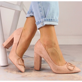 Sapato de camurça bege Vinceza 2246 1