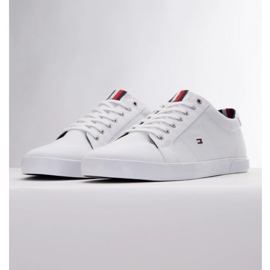 Tênis Tommy Hilfiger icônico de renda longa M FM0FM01536 0K4 branco 1