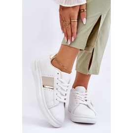 PG1 Sapatos esportivos femininos com plataforma branco Soris 1