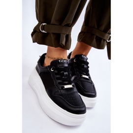 Tênis esportivo clássico feminino GOE LL2N4061 preto 1