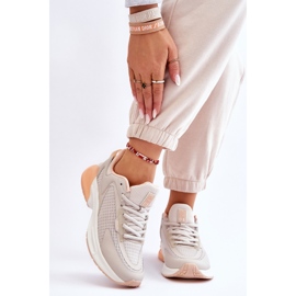 Tênis esportivo Big Star confortável com sistema de espuma viscoelástica LL274336 bege 2 Tênis esportivo Big Star confortável com sistema de espuma viscoelástica LL274336 bege 2