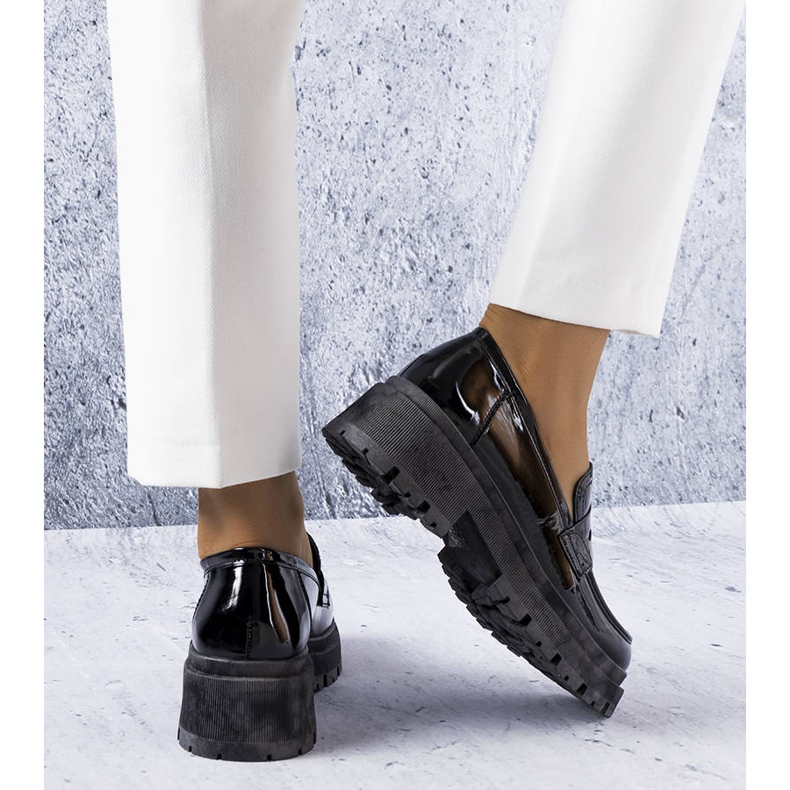 Seastar Bombas lacadas pretas de Phaneuf preto 1