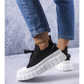 Tênis plataforma preto Dubeau 1