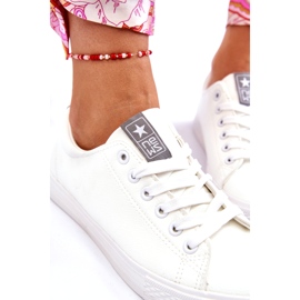 PJ1 Tênis feminino clássico branco Misima 3