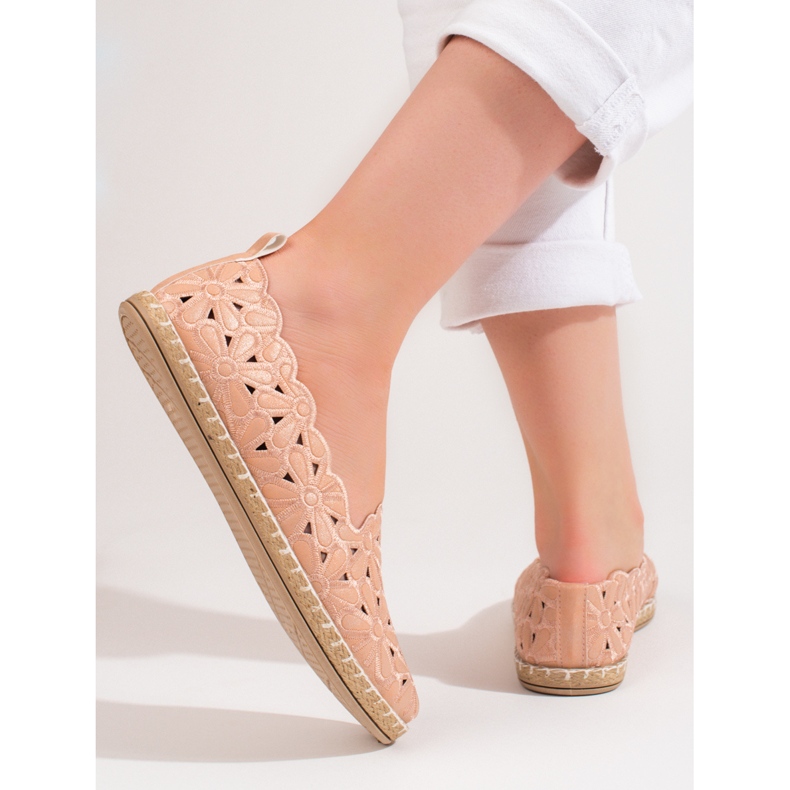 W. Potocki Bailarinas femininas vazadas Potocki bege 2