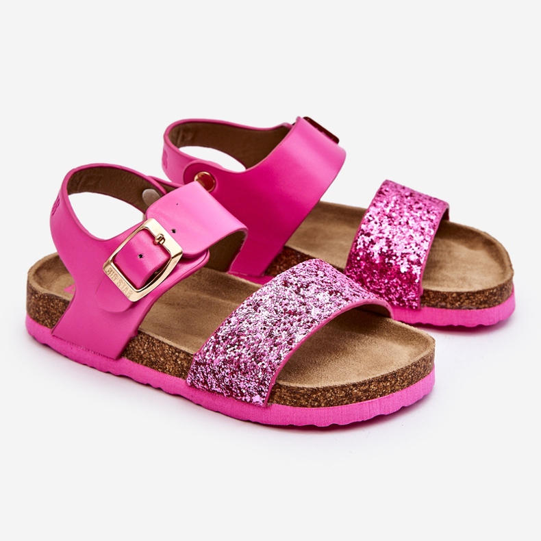 Sandália Infantil Big Star LL374135 Rosa 1