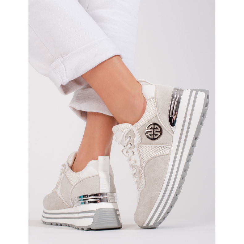 W. Potocki Ténis de atacadores de mulher Potocki branco 2