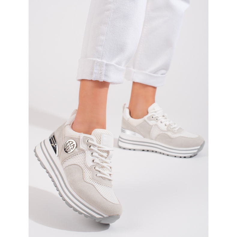 W. Potocki Ténis de atacadores de mulher Potocki branco 1