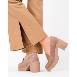 W. Potocki Sapatos de salto alto de camurça de mulher Potocki bege 2 W. Potocki Sapatos de salto alto de camurça de mulher Potocki bege 2