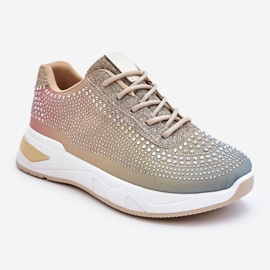 PS1 Tênis Feminino Com Zircões Multicolor Raiden multicolorido 1 PS1 Tênis Feminino Com Zircões Multicolor Raiden multicolorido 1