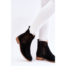 Botas de Camurça Nicole 2791/028 Preto 2