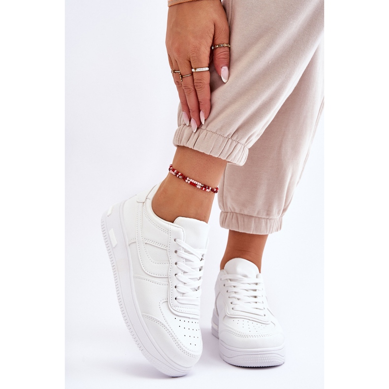 Vinceza Sapatos esportivos femininos White Rhea branco 1