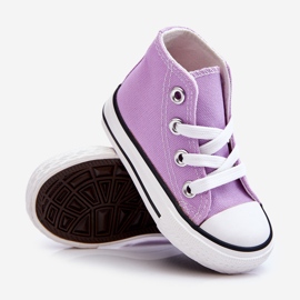 Tênis alto infantil Violet Filemon roxo 2
