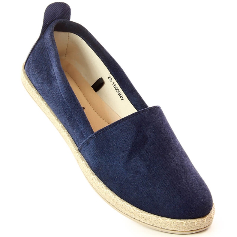 Alpargatas sem cadarço Potocki 16009 azul marinho de mulher azul-marinho 1
