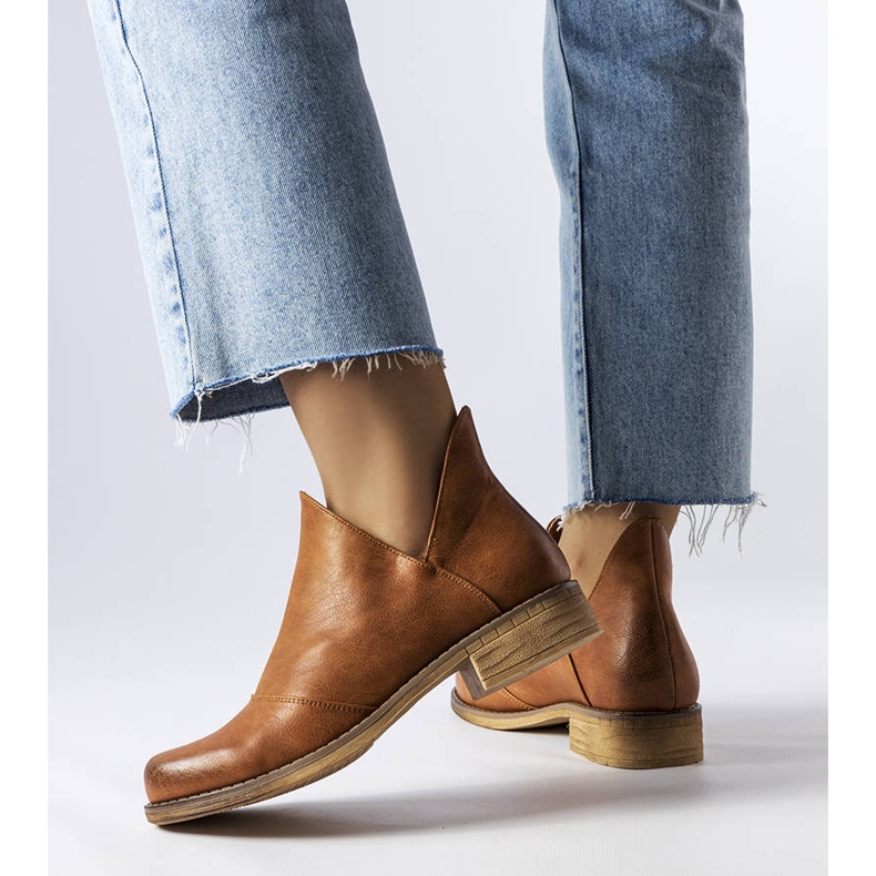 PA1 Botas marrons com cabedal irregular Lacombe marrom 1