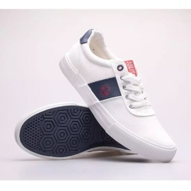 Sapatos Big Star M JJ174253 branco azul marinho 1