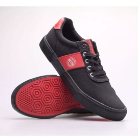 Sapatos Big Star M JJ174255 preto vermelho 1