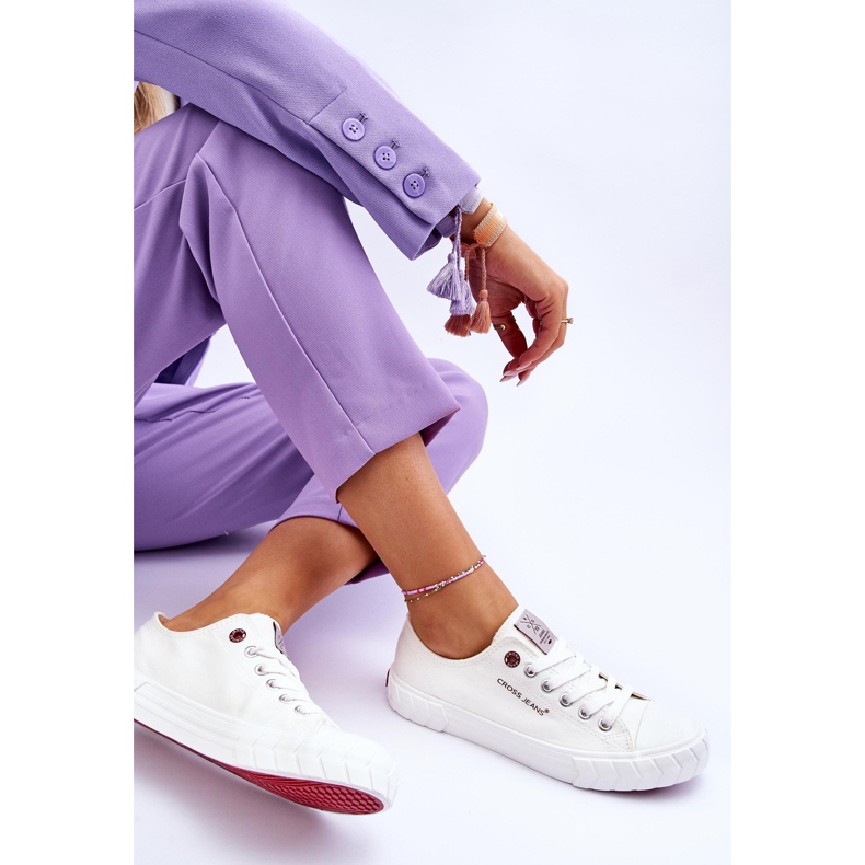 Tênis clássico feminino Cross Jeans LL2R4052 Branco 1