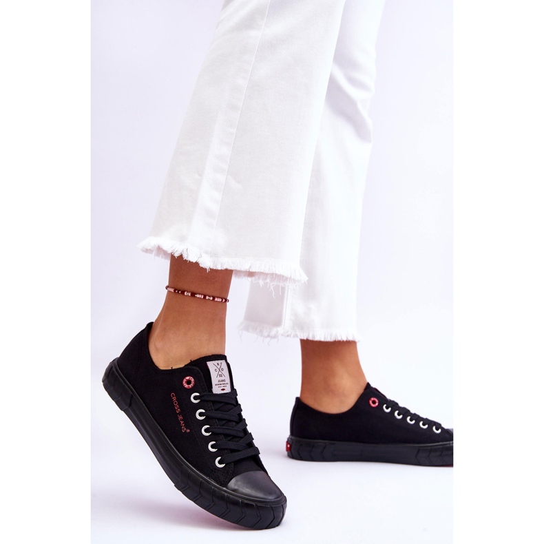 Tênis clássico feminino Cross Jeans LL2R4051 Preto 1