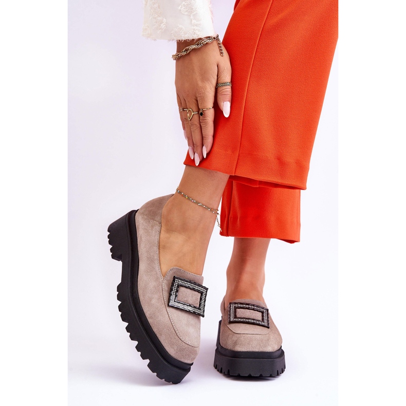 FILIPCZYK Mocassins de camurça bege confortáveis Agathe 1 FILIPCZYK Mocassins de camurça bege confortáveis Agathe 1