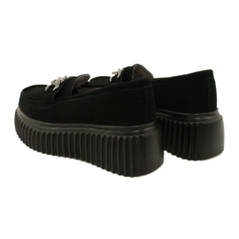 Mocassins de camurça Filippo DP4450 BK preto 4