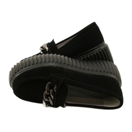 Mocassins de camurça Filippo DP4450 BK preto 5