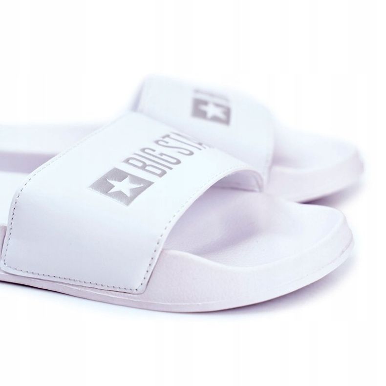 Chinelos masculinos Big Star Rubber White GG174935 branco 4