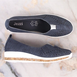 Sapato feminino vazado Jezzi RMR1840-13 cinza 6