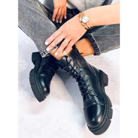 BM Bota com amarração preta Wyman Black preto 2 BM Bota com amarração preta Wyman Black preto 2