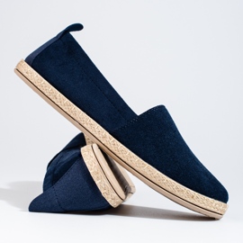 W. Potocki Alpercatas de camurça Potocki de mulher azul marinho azul 2