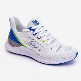 Tênis masculino confortável espuma viscoelástica Big Star LL174102 branco 1