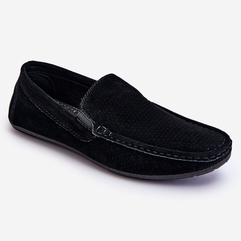 Mocassim Clássico de Camurça Masculino Preto Felixo 1 Mocassim Clássico de Camurça Masculino Preto Felixo 1