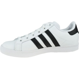 Sapatos Adidas Coast Star Jr EE9698 branco preto 1