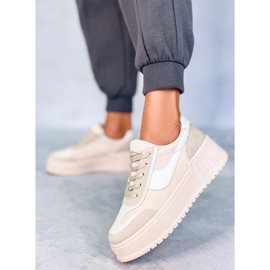 BM Tênis plataforma Foret Beige bege 1