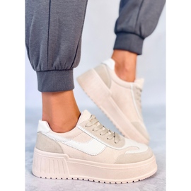 BM Tênis plataforma Foret Beige bege 2