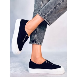 BM Sapatilhas Kamio Black de mulher preto 2