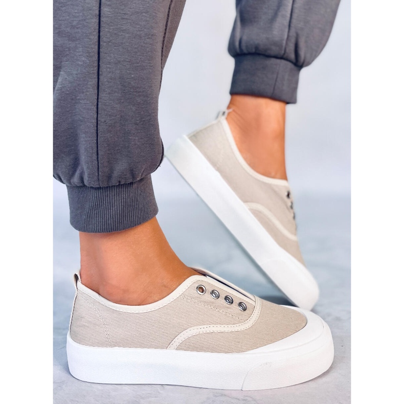 BM Sapatilhas de mulher Kamio Beige bege 2 BM Sapatilhas de mulher Kamio Beige bege 2