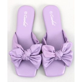 Escorregas Minnen Purple Bow roxo 2