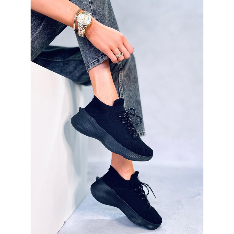 Tênis meia Callens Nero preto 1