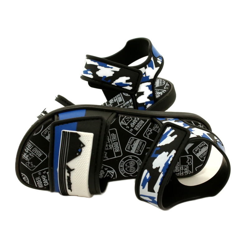 Sandals Rider 83453 AG294 preto/azul/branco 5