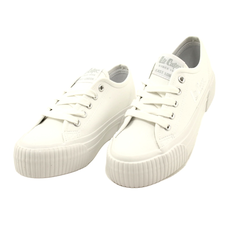 Lee Cooper LCW-23-31-1780L Tênis de fundo grosso, branco 3
