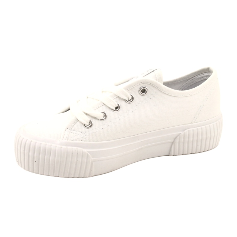 Lee Cooper LCW-23-31-1780L Tênis de fundo grosso, branco 7