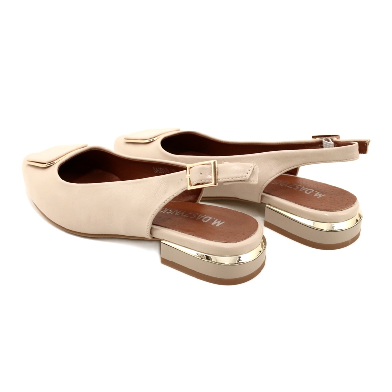 M.Daszyński Sapatilha bege feminina Daszyński SA201-9 4 M.Daszyński Sapatilha bege feminina Daszyński SA201-9 4