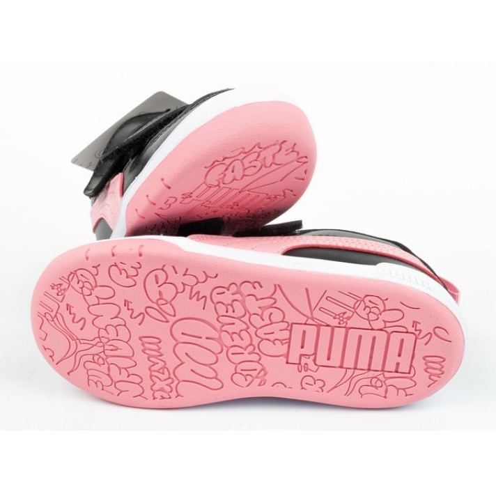 Puma Multiflex Jr 380741 05 preto rosa 1 Puma Multiflex Jr 380741 05 preto rosa 1