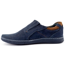 KOMODO Mocassins masculinos 862L azul marinho azul-marinho 1