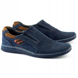 KOMODO Mocassins masculinos 862L azul marinho azul-marinho 2