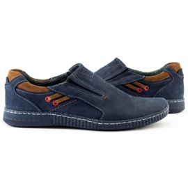 KOMODO Mocassins masculinos 862L azul marinho azul-marinho 4