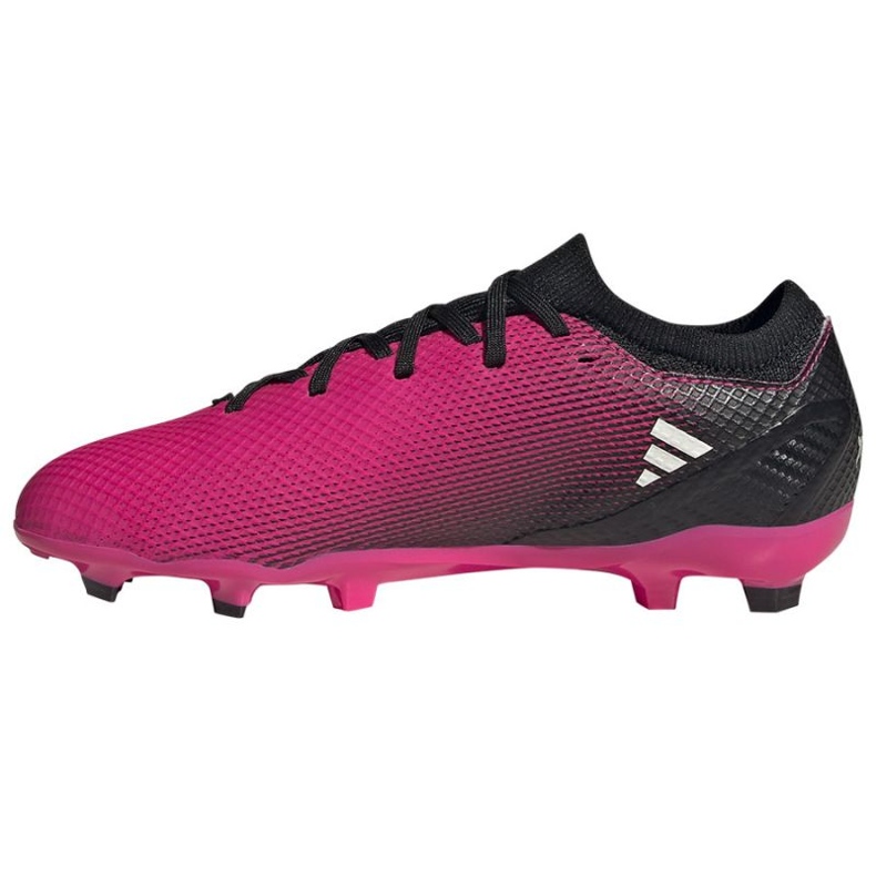 Chuteira Adidas X Speedportal.3 Fg Jr GZ5071 rosa rosas e roxos 1