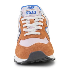 Tênis New Balance WL574QB laranja 1