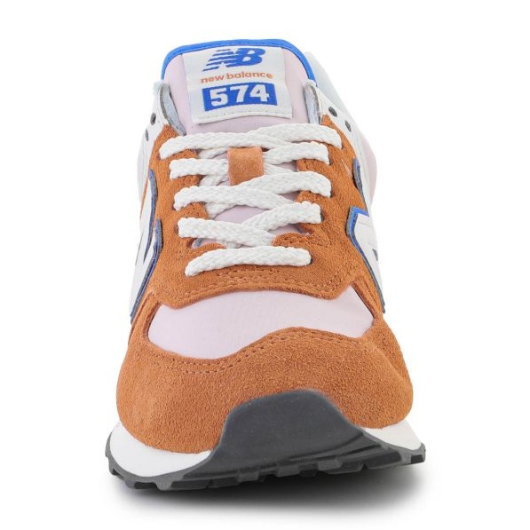 Tênis New Balance WL574QB laranja 1